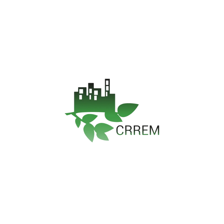 Das Logo des Carbon Risk Real Estate Monitor (CRREM)