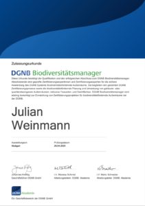 DGNB Biodiversitätsmanager