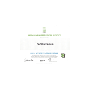 LEED_AP_Accredited_Professional_Thomas_Hoinka