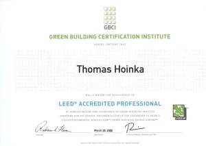 LEED_AP_Accredited_Professional_Thomas_Hoinka